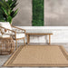 Brown Indoor Outdoor Area Rug for Home and Patio