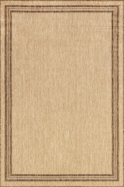 Brown Indoor Outdoor Area Rug for Home and Patio