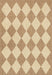 Brown Indoor Outdoor Harlequin Area Rug 250x350 cm