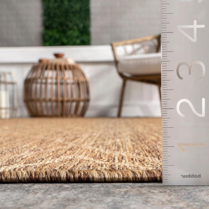 Brown Indoor Outdoor Modern Area Rug 160 x 230 cm