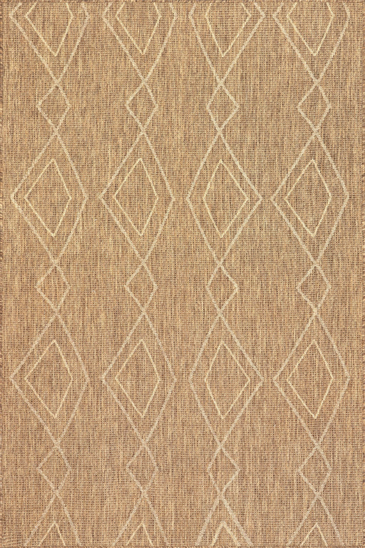 Brown Indoor Outdoor Modern Area Rug 160 x 230 cm