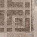 Brown Indoor Outdoor Trellis Area Rug 80x120 cm