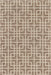 Brown Indoor Outdoor Trellis Area Rug 80x120 cm