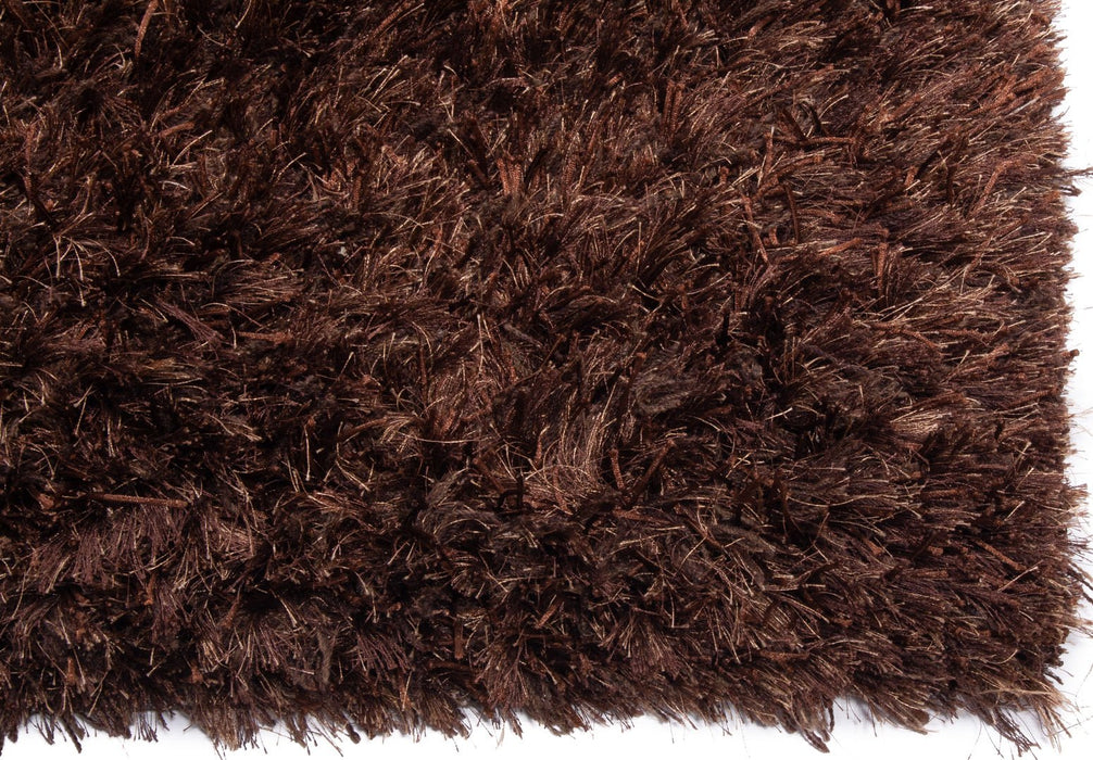 Brown Shaggy Tufted Rug