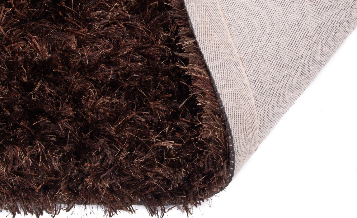 Brown Shaggy Tufted Rug