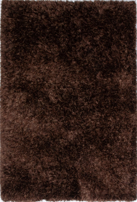 Brown Shaggy Tufted Rug