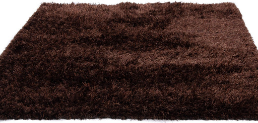 Brown Shaggy Tufted Rug