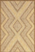 Brown Striped Indoor Outdoor Area Rug 152 Cm