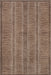 Brown Striped Machine Washable Area Rug 150x240 cm