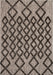 Brown Striped Raised Pendant Rug 60x90 cm