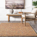 Brown Trellis Area Rug 150x240 cm Durable Pet-Friendly Design