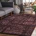 Tappeto con rosetta bordeaux, 120x180 cm, dal design durevole