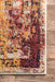 Burnt Orange Oriental Medallion Area Rug 140x200 cm