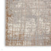 CK Rush CK950 Modern Crosshatched Linear Abstract Distressed Hi-Low Textured Low Flat-Pile Ivory/Taupe Rug