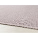 Cable Modern Plain Border Braided Knit Hand-Woven Textured Wool Flat-Pile Blush Pink Rug