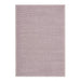 Cable Modern Plain Border Braided Knit Hand-Woven Textured Wool Flat-Pile Blush Pink Rug