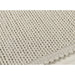 Cable Modern Plain Border Braided Knit Hand-Woven Textured Wool Flat-Pile Natural Rug