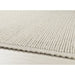 Cable Modern Plain Border Braided Knit Hand-Woven Textured Wool Flat-Pile Natural Rug