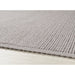 Cable Modern Plain Border Braided Knit Hand-Woven Textured Wool Flat-Pile Warm Grey Rug