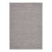 Cable Modern Plain Border Braided Knit Hand-Woven Textured Wool Flat-Pile Warm Grey Rug