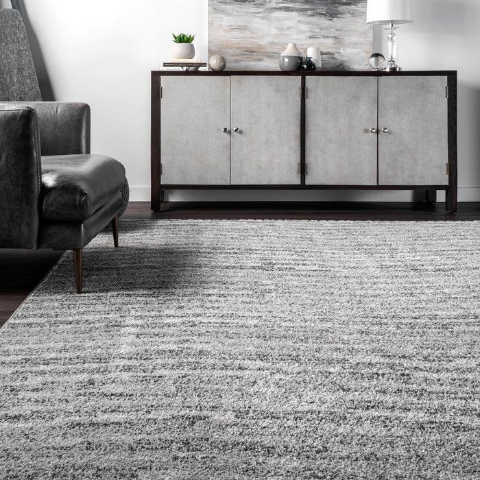 Calm Waves Area Rug 152 Cm Grey