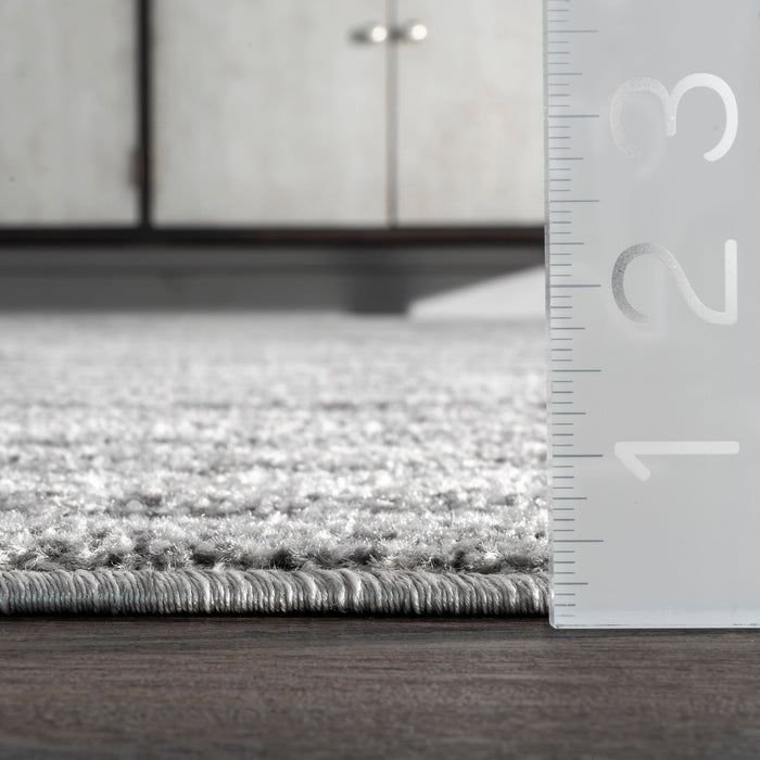 Calm Waves Area Rug 152 Cm Grey