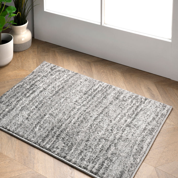 Calm Waves Area Rug 160x230 cm Grey