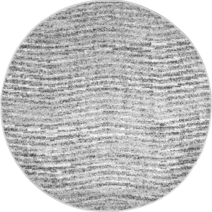 Calm Waves Area Rug 160x230 cm Grey