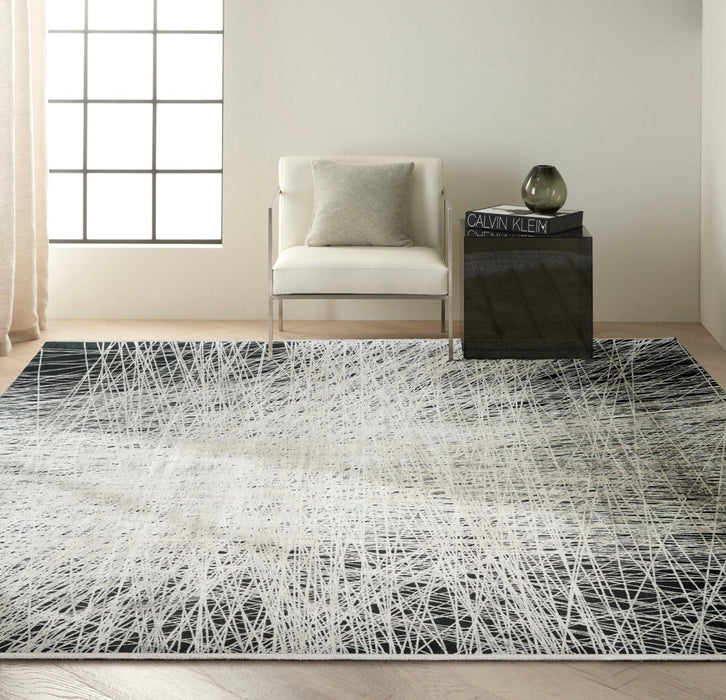 Calvin Klein Balian CK55 BKSIL Rug