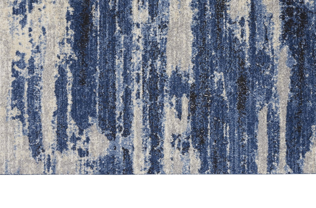 Calvin Klein CK001 Riverflow RFV01 Blue Grey Rug