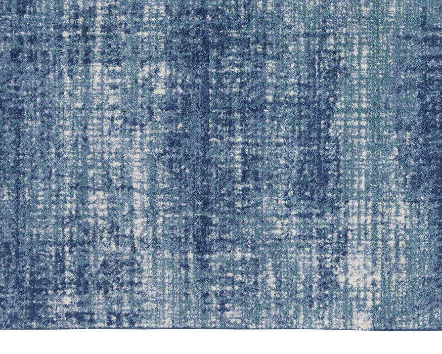 Calvin Klein CK001 Riverflow RFV02 Teal Ivory Blue Rug