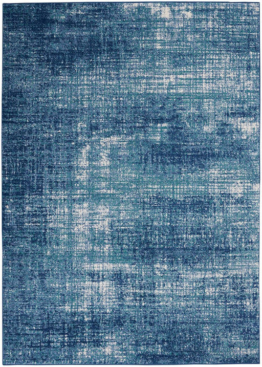 Calvin Klein CK001 Riverflow RFV02 Teal Ivory Blue Rug