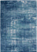 Calvin Klein CK001 Riverflow RFV02 Teal Ivory Blue Rug