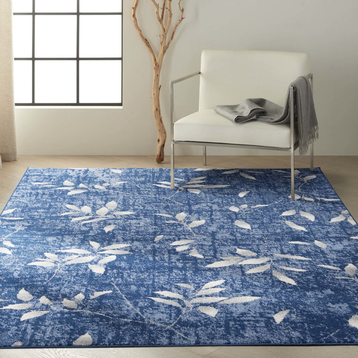 Calvin Klein CK001 Riverflow RFV03 Navy Ivory Rug