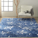 Calvin Klein CK001 Riverflow RFV03 Navy Ivory Rug