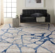 Calvin Klein CK001 Riverflow RFV05 Ivory Blue Rug