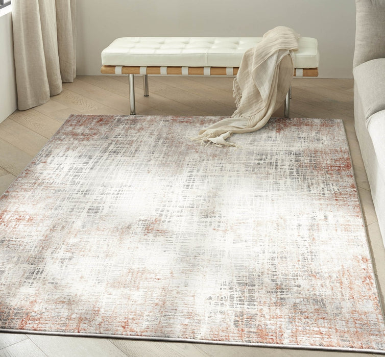 Calvin Klein Ck022 Infinity IFN01 Rust Multicolor Rug