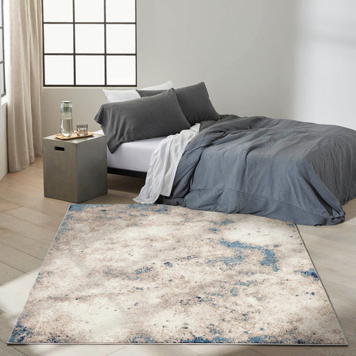 Calvin Klein Ck022 Infinity IFN05 Ivory/Grey/Blue Rug