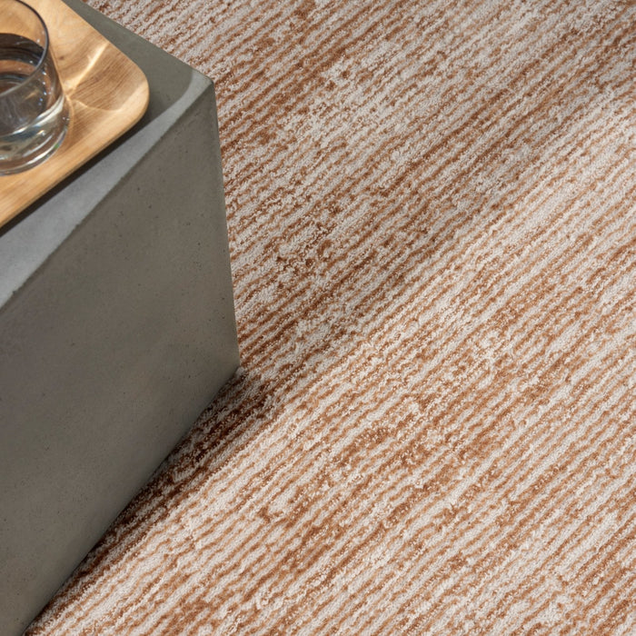 Calvin Klein Irradiant IRR03 Rose Gold Runner Rug