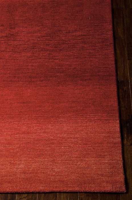 Calvin Klein Linear Glow GLO01 Sumac Red Rug