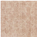 Camden Modern Geometric Hand-Woven Textured Wool&Viscose Space-Dyed Short High-Density Pile Flatweave Terracotta Rug