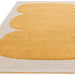 Canvas 04 Sculpt Modern Abstract Hand-Woven Wool Hi-Low Contrast Textured Flat-Pile Yellow Rug