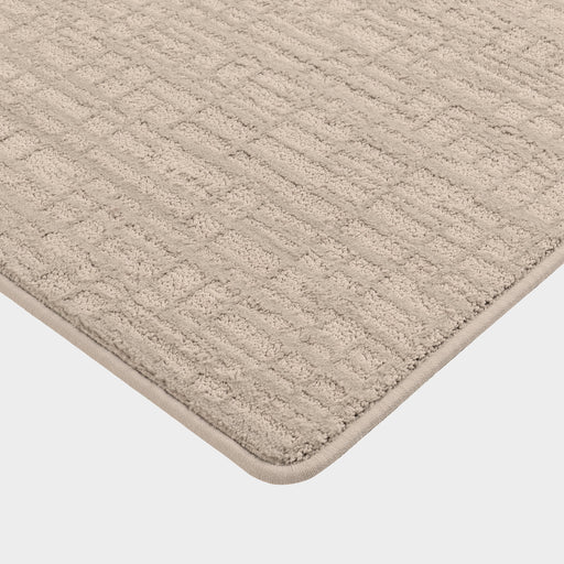 Caracara Crosshatch Custom Area Rug 152 Cm Dark Beige