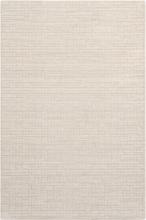 Caracara Custom Cream Crosshatch Area Rug 152x244 cm