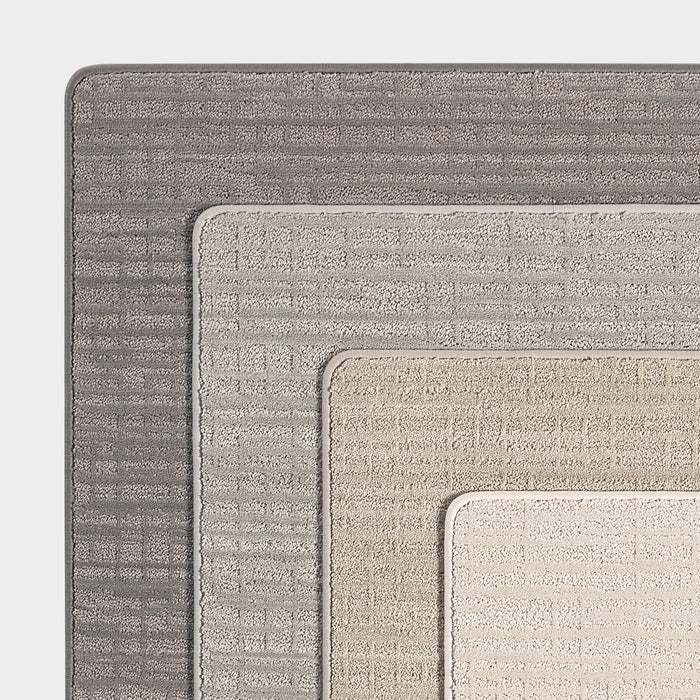 Caracara Custom Taupe Area Rug with Stain Protection