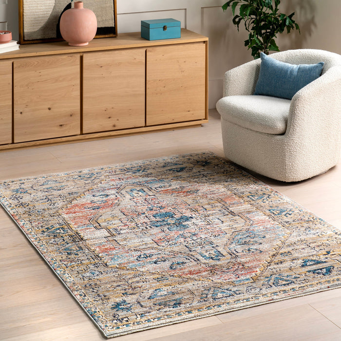 Cardinal Blue Area Rug for Living Room and Bedroom