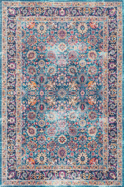 Cardinal Lily Medallion Area Rug Blue 160x230 cm