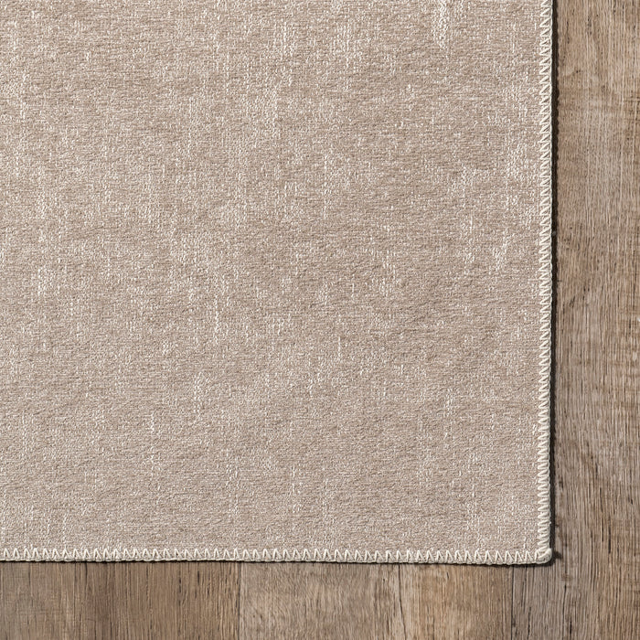 Tappeto beige lavabile in lavatrice Carla 152 x 229 cm