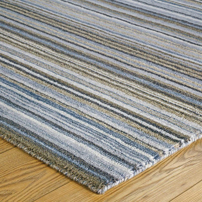 Carter Grey Stripes Rug