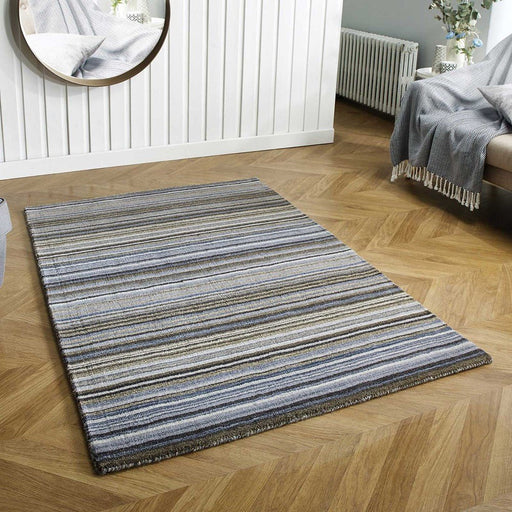 Carter Grey Stripes Rug